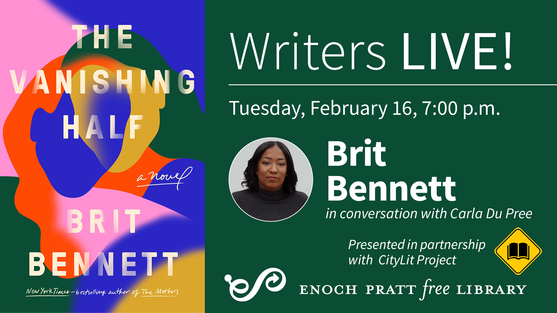 Writers LIVE! Brit Bennett in conversation with Carla Du Pree – CityLit ...